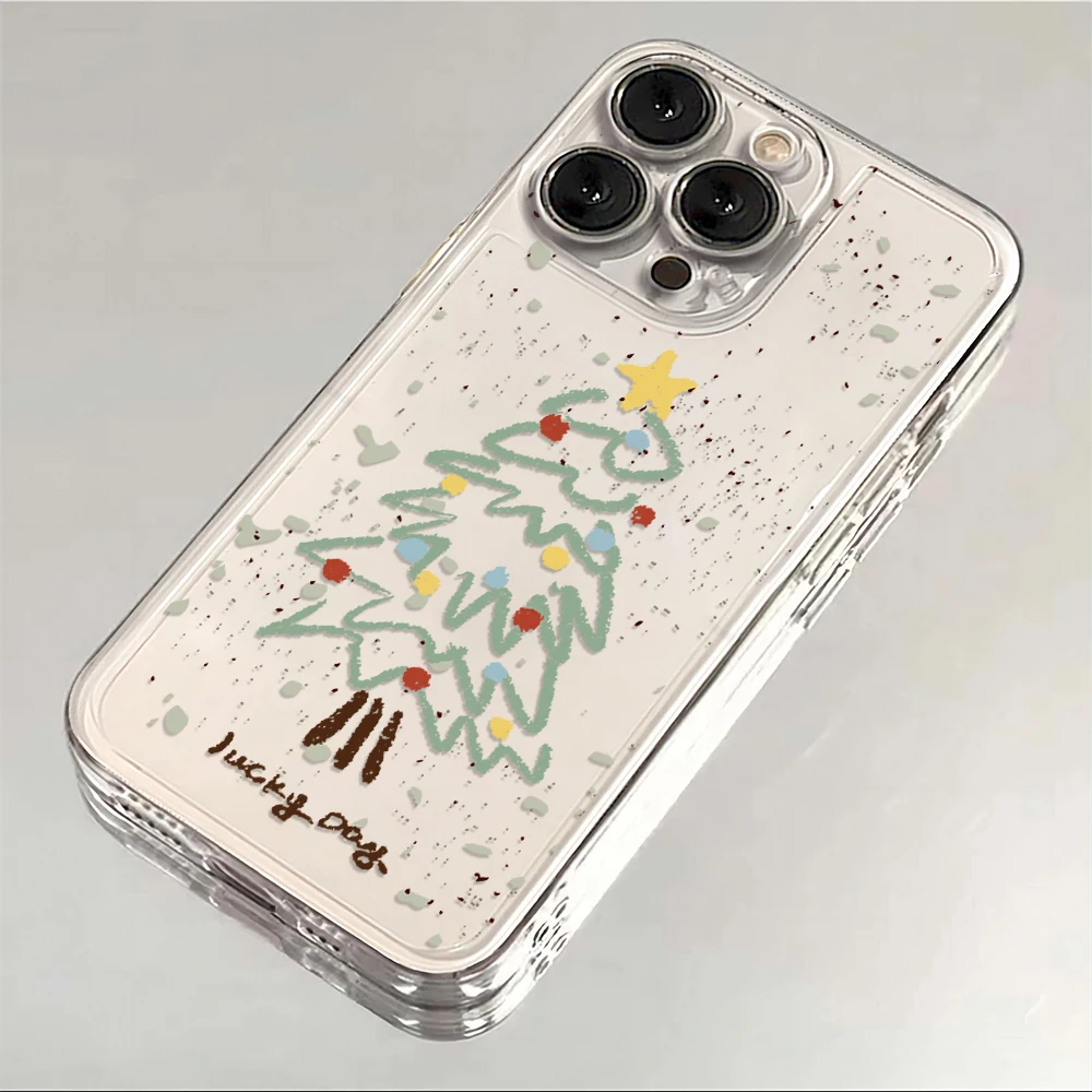 Soft Cartoon Christmas Tree Phone Case for Oppo Realme C63 C65 C67 C55 C53 C35 C33 C31 C30 C20 C21Y 12 11 10 9 9i 4G 5G Cover