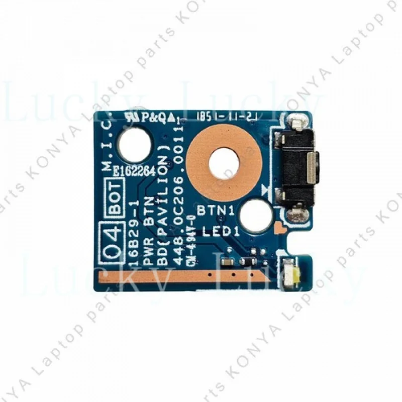 f  New For HP X360 11-AD 14-BA 15-BR TPN-W124 W125 W126 Laptop Power Button Board