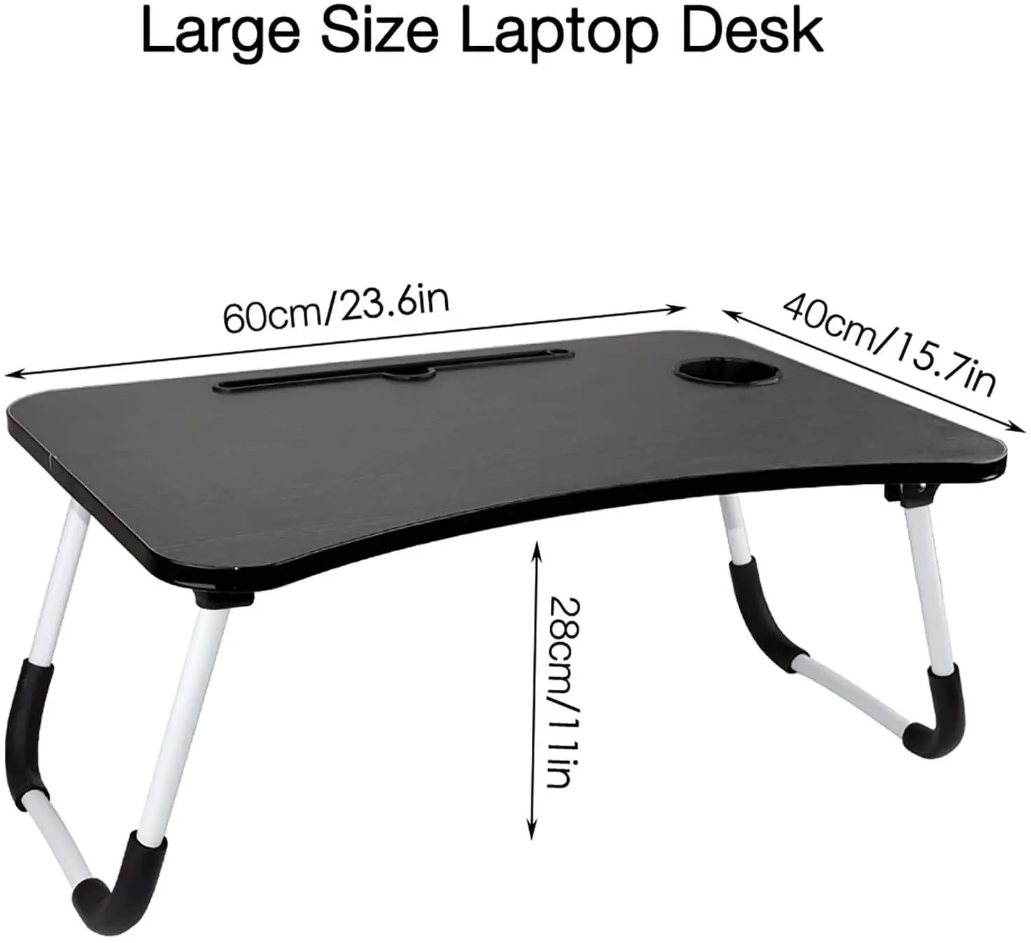 Portátil dobrável portátil suporte para portátil mesa de estudo lapdesk de madeira dobrável mesa do computador para tv cama sofá chá servindo bandeja
