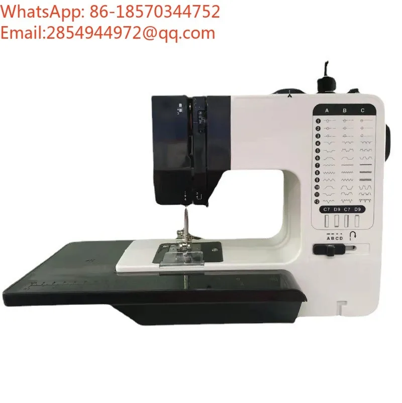 738 Sewing Machine Household Electric Mini Multifunctional Eating Thick with Locking Edge Hemming Small Desktop