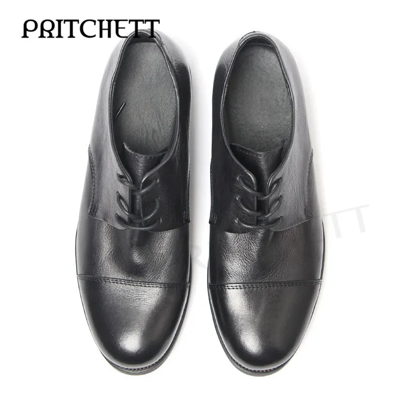 Retro Polished Old Leather Shoes British Business Fashion Trend Men's Shoes Genuine Leather Formal Gentleman Men's Shoes