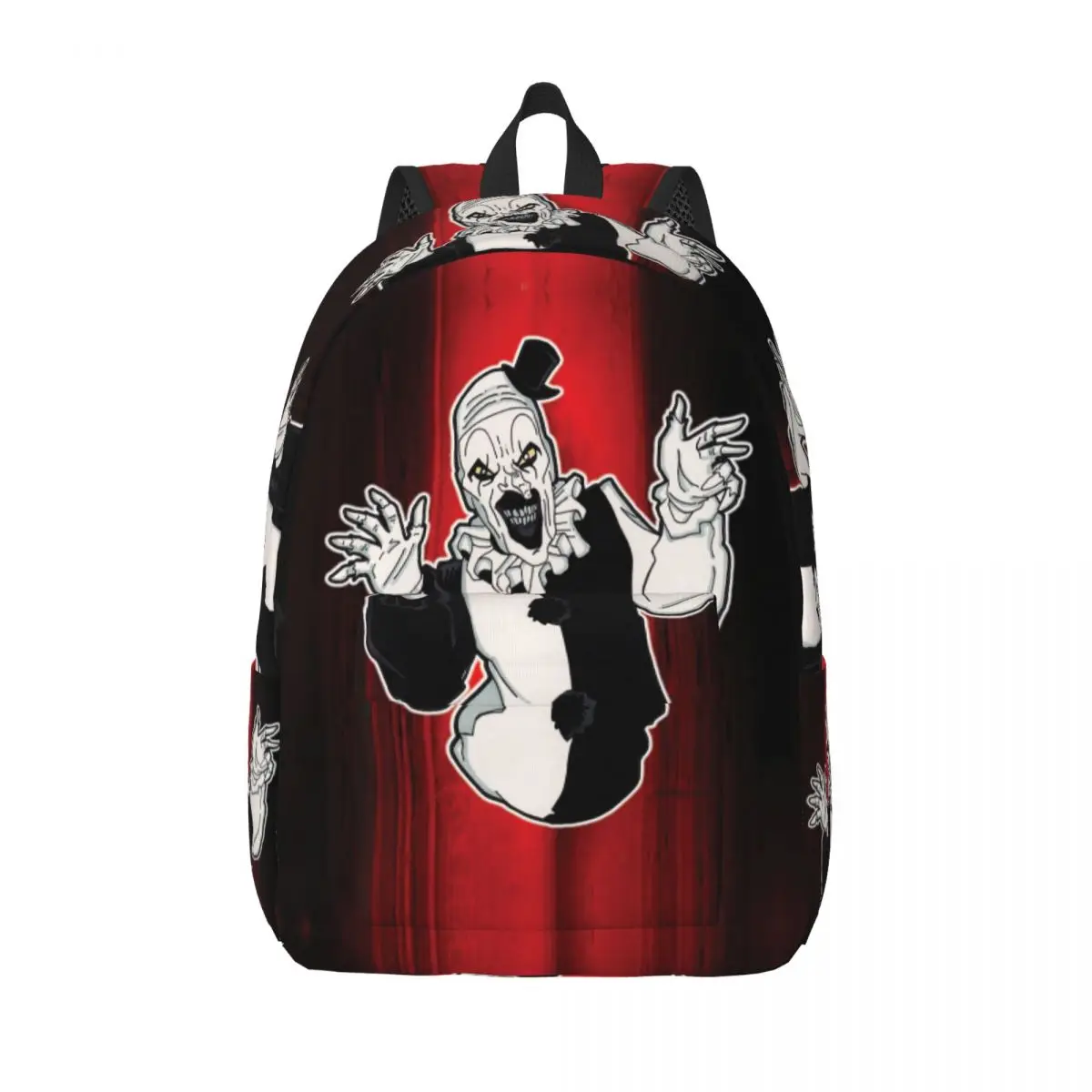 

Custom T-Terrifiers 3 Halloween Christmas Travel Canvas Backpack Women Men School Computer Bookbag College Student Daypack Bags