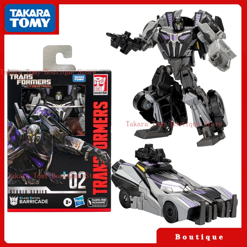 In Stock Transformers Toys Studio Series Gamer Edition Deluxe Class WFC SS-GE-02  Barricade Action Figures Autobots Hobbies