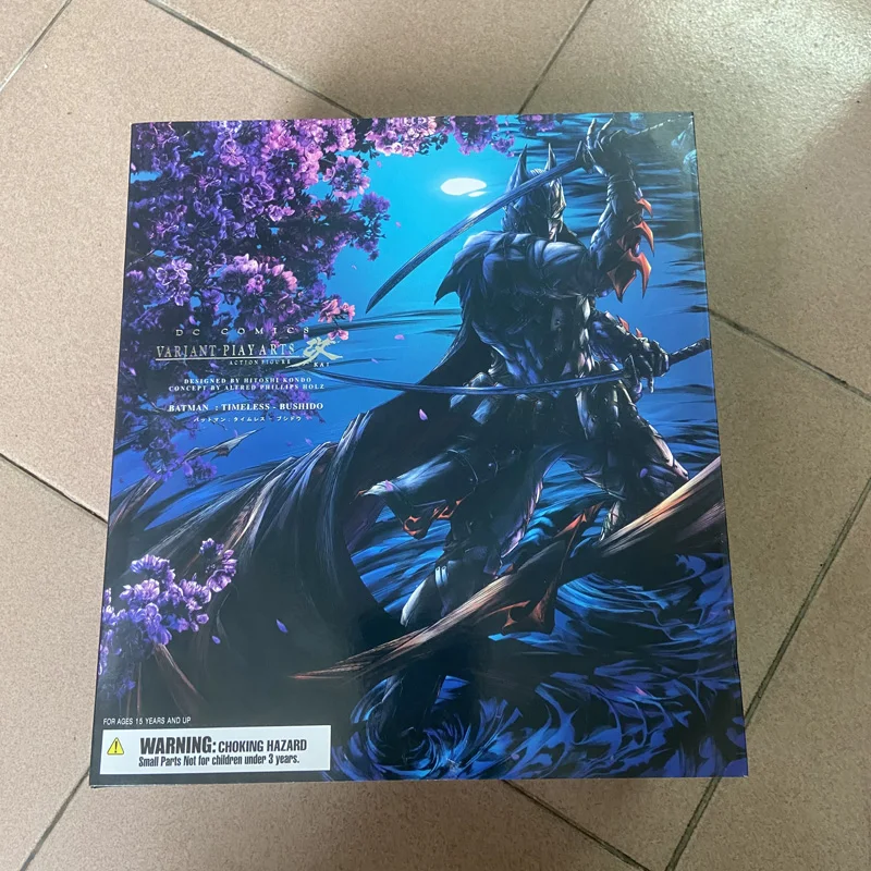 Play Arts Kai Marvel Bushido Batman Action Figure 2017 Play Arts BUSHIDO BATMAN 27 cm Modelo colecionável Brinquedos Presentes para namorado