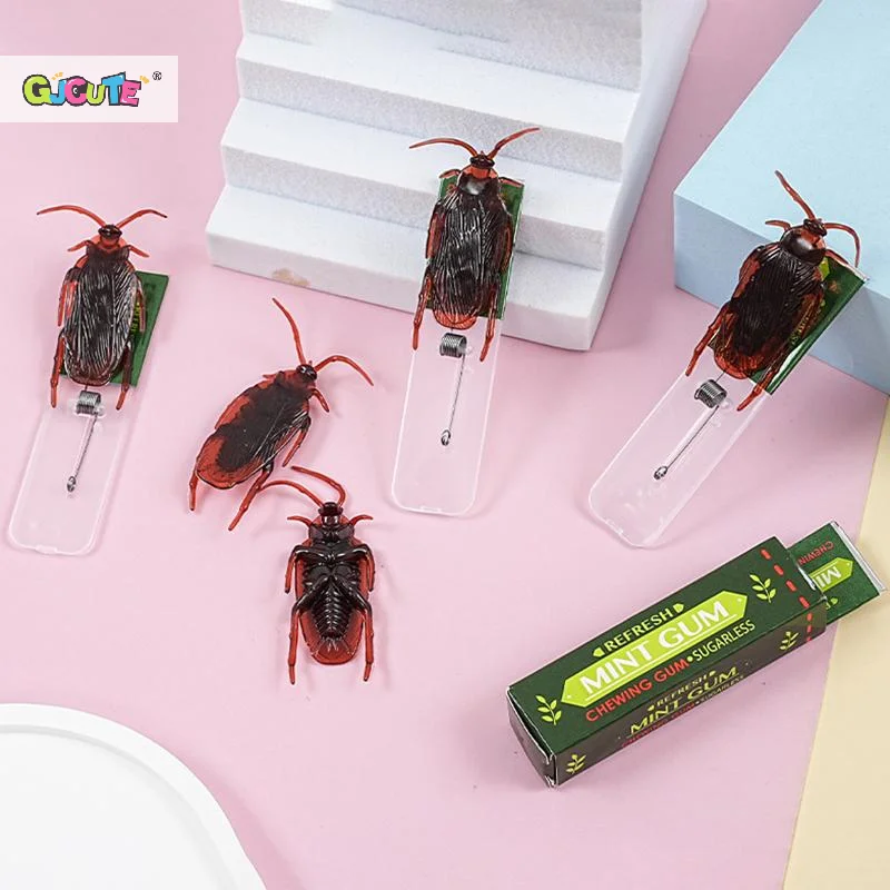 模擬ゴキブリチューインガムいたずらトリックおもちゃエイプリルフールユニークな面白いパロディーおもちゃギャグジョーク