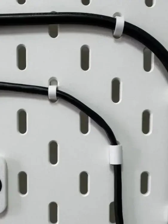 Cable Organizer for Power And Data USB Cables Suitable for  SKADIS Hole Board Accessories Plastic Storage Organizer