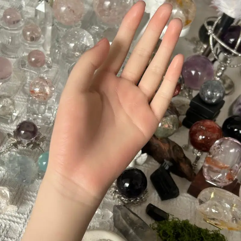 Female Silicone Hand Model for Jade Bangle Display, Livestreaming Props, Manicure Practice, and Commercial Photography