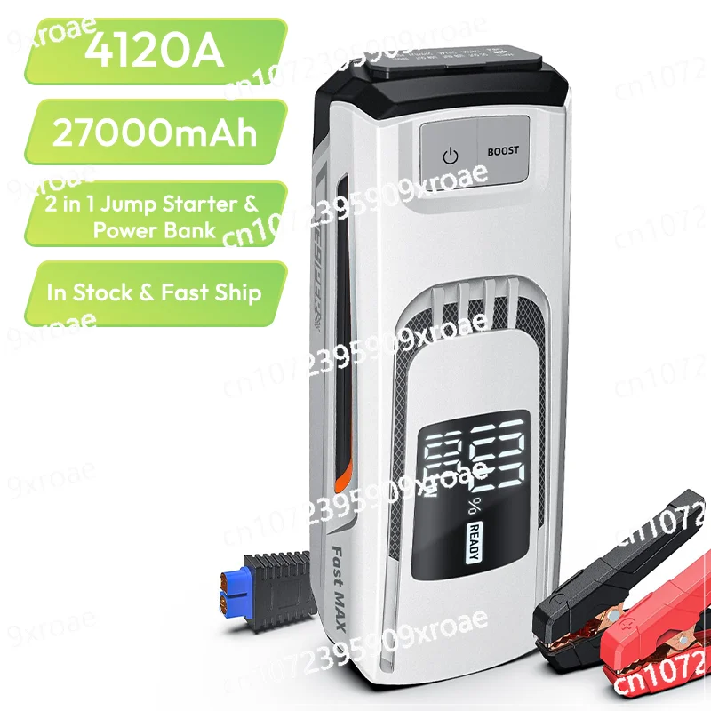 

FAST MAX Model 27000mAh Jump Starter Battery Booster High Power Car Jump Starter