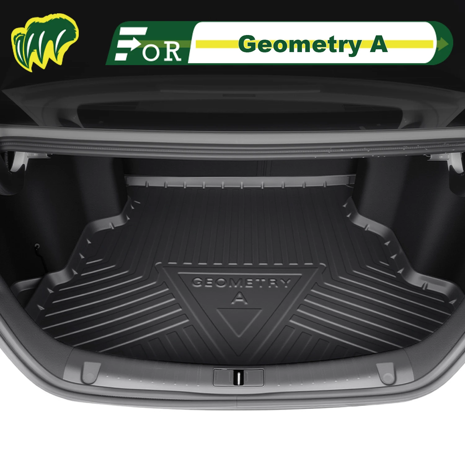 

Для GEELY Geometry A PRO 2019-2025 TPE Custom Fit Коврик в багажник автомобиля Всесезонный коврик для багажника 3D-образный коврик в багажник Задний коврик в багажник