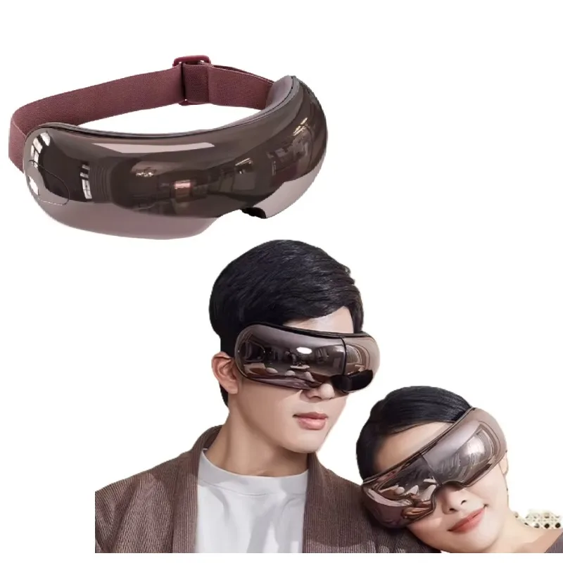Eye Massager Airbag Massage Hot Compress Eye Mask  Intelligent Voice Home Visual Protector Musical Function