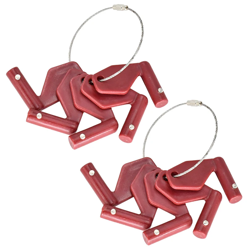 8157766 10 PCS Heavy Equipment Ignition Keys Compatible With Volvo Master Battery Disconnect Isolator