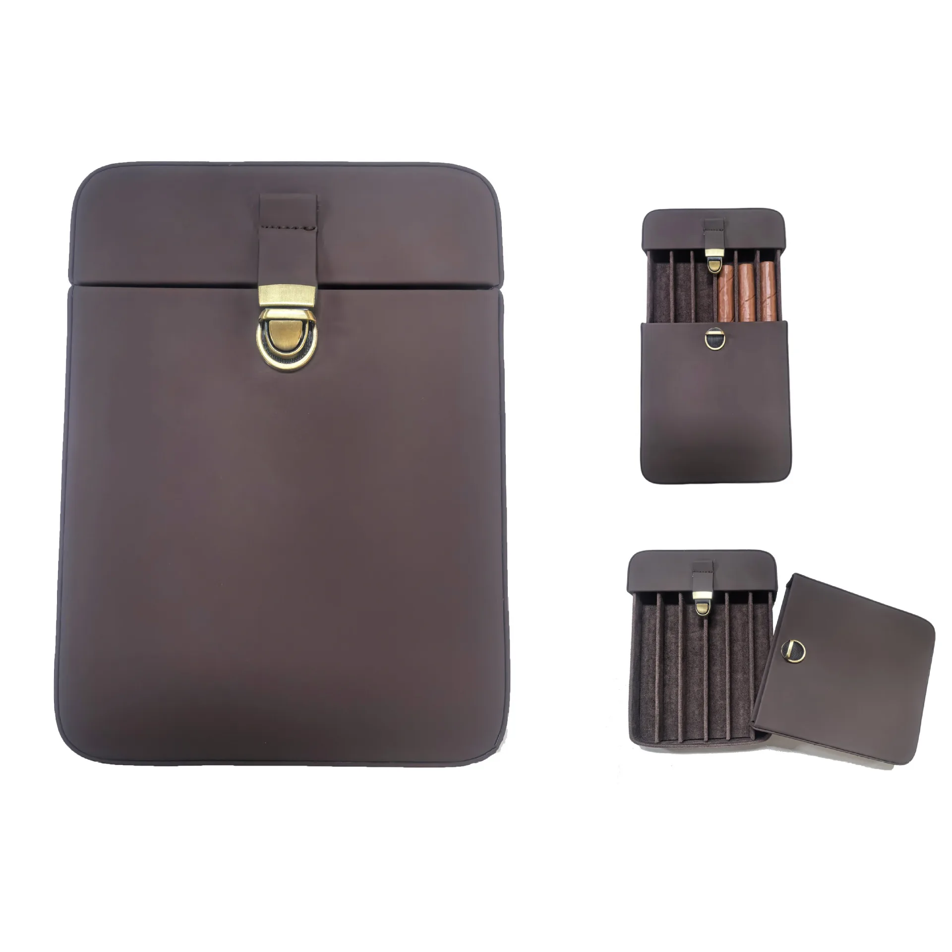 

New 2025 Leather Cigar Case – Handcrafted, Slide-Out Humidor for Freshness and Style