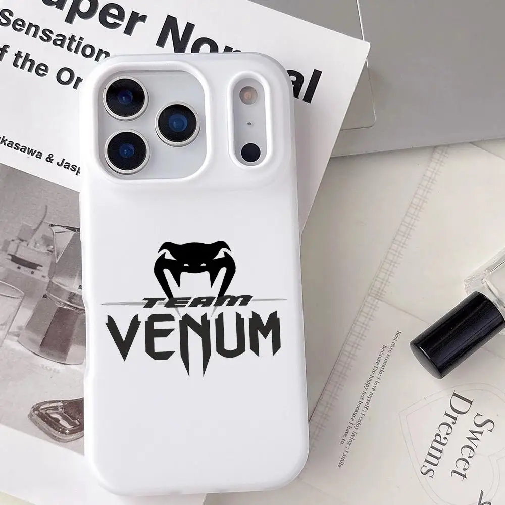 

Fashion Luxury V-venumS Phone Case For iPhone 17 16 15 14 13 12 11 Pro Max Plus Mini Case Clear Jelly Shockproof Soft Cover