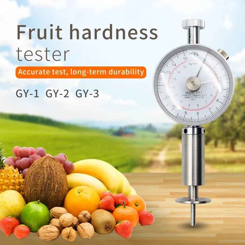 Portable Pointer Fruit HardnessTester GY-3 GY-2 GY-1 Fruit Sclerometer Fruit Durometer For Apple ,Banana Orange Pears Grapes