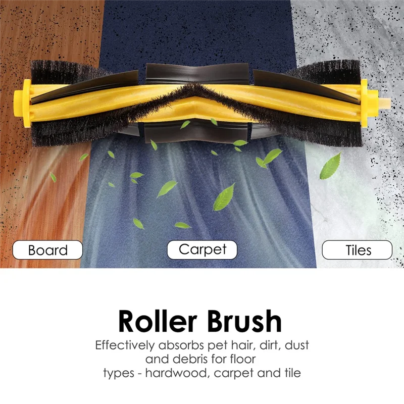 AB43-16 шт. сменные аксессуары для Ecovacs Deebot T8 +/T9 +/N8 +/N8 Por +/N10 Plus робот-пылесос основная боковая щетка фильтр швабра пыль