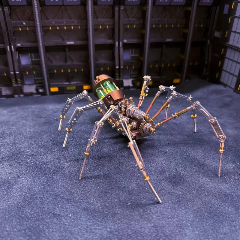 Everbright Store 2026 New Mechanical Insect Metal Assembled Spider Model Creative Handmade Personalized Holiday Gift Toy