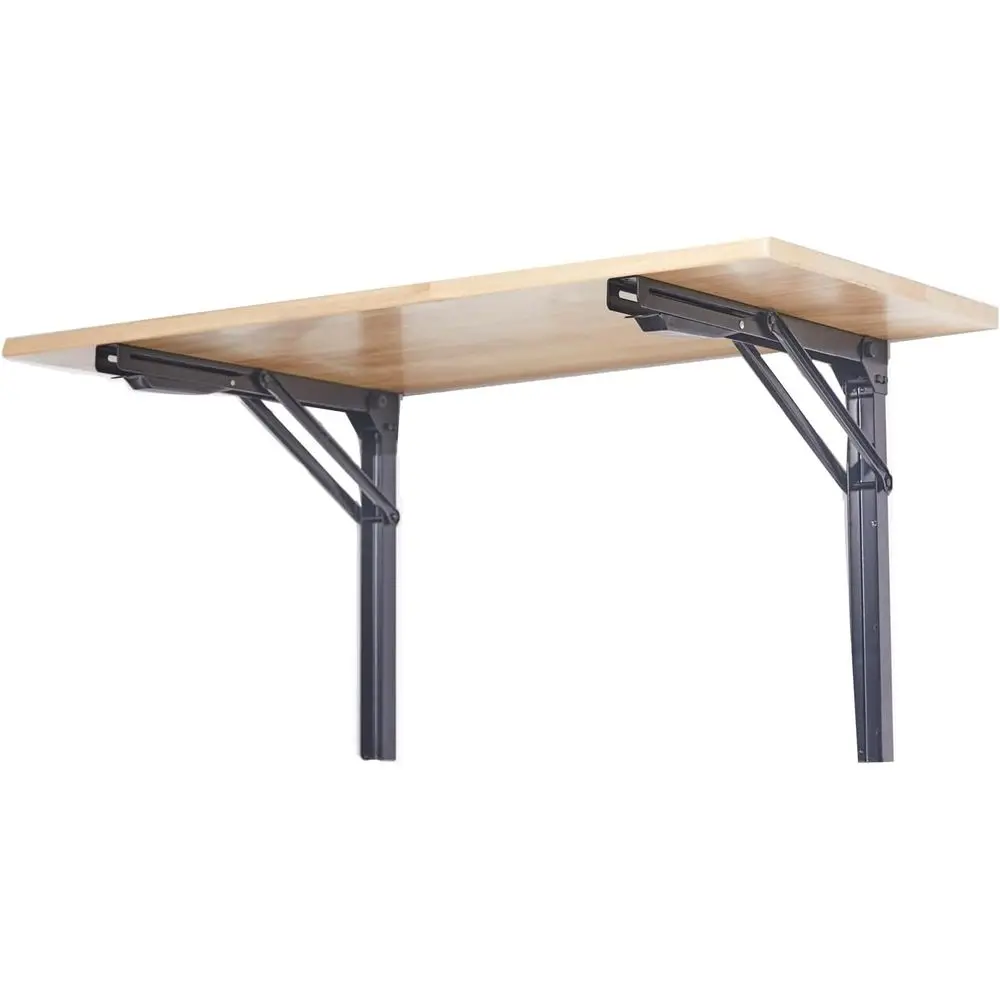 

Wall Mounted olding Workbench, Heavy Duty oldable Work Table, Collapsible Desk or Workshop, Garage, Oice, Home, Holds Up to 550