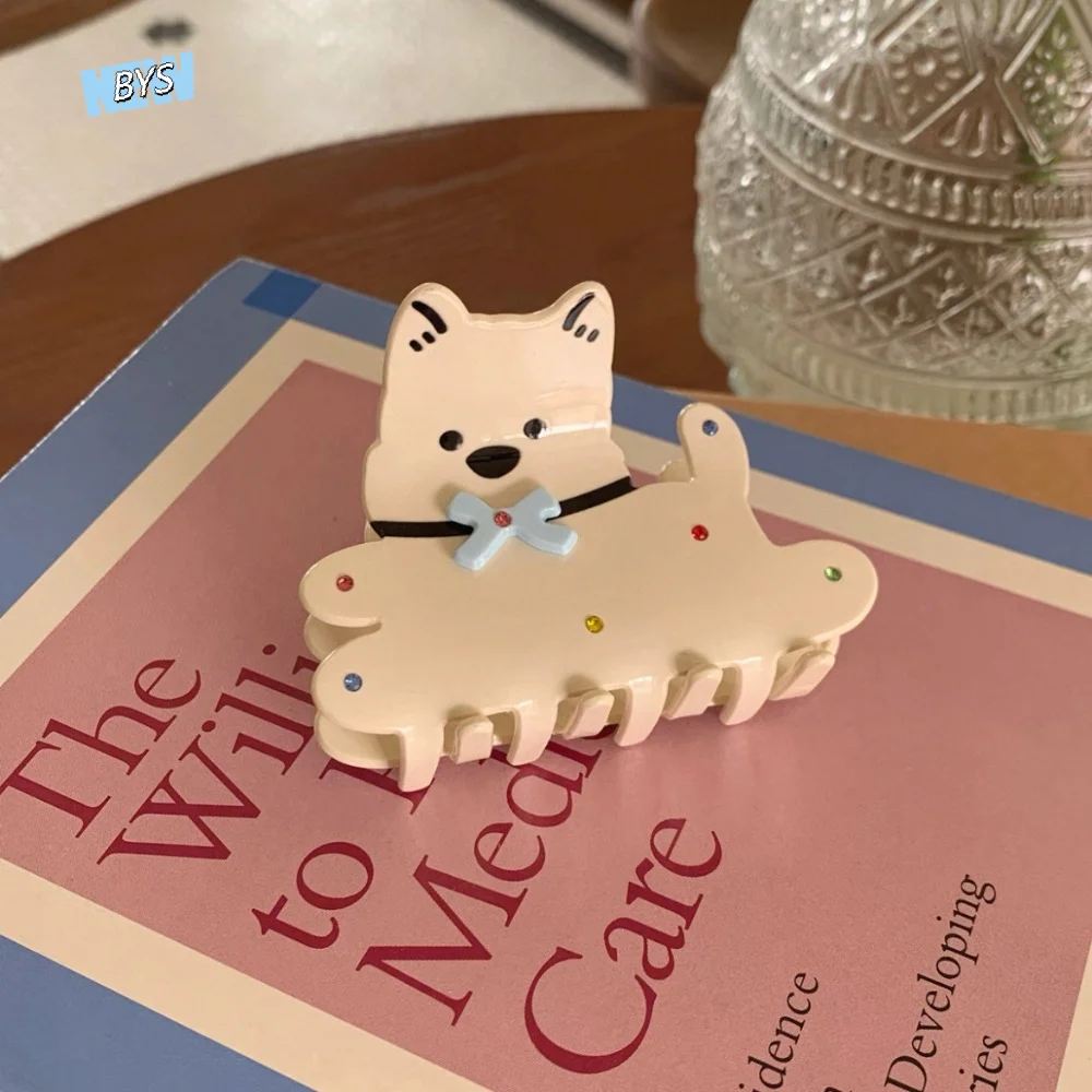 

Personalized Pet Puppy Hair Claw Cartoon Hairpin Animal Hair Clip Headdress Korean Style Dog Shark Clip Girl