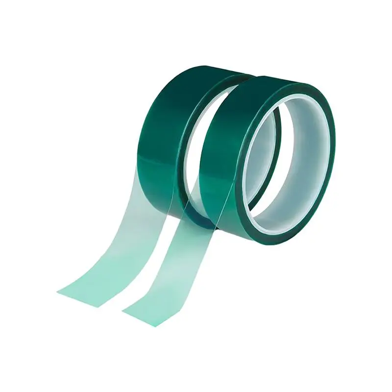 

72rolls Green PET Hi-Temp Masking Tape PET Tape With Silicone Adhesive, Ideal For Painting, Powder Coating, Circuit Boards