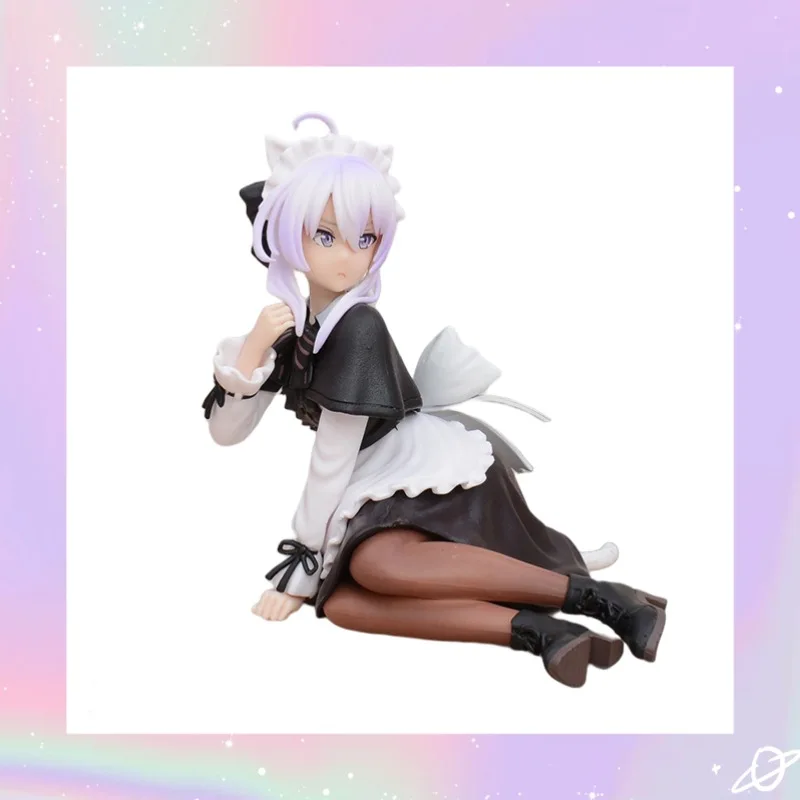 Witch's Journey Maid Elaina Beautiful Girl Gk PVC Statue Action Figurine Desk Collectible Anime Model Toys Figures Gift 15cm