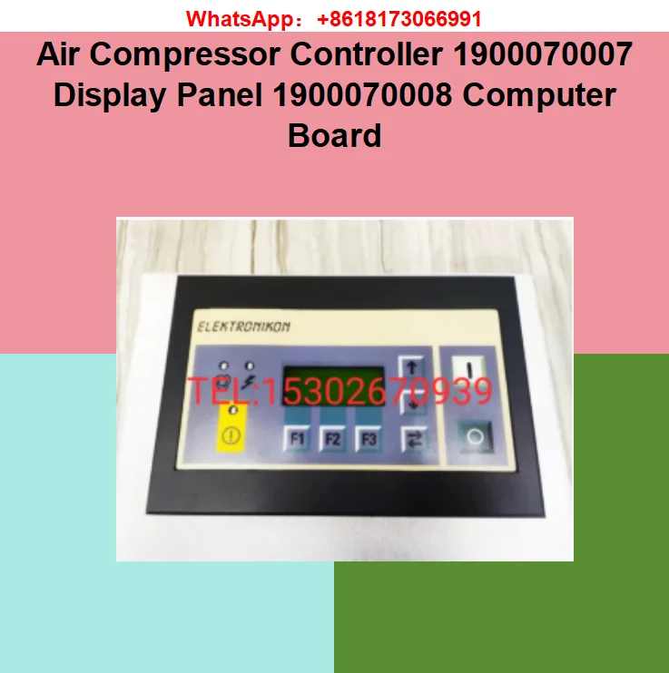 Air Compressor Controller 1900070007 Display Panel 1900070008 Computer Board