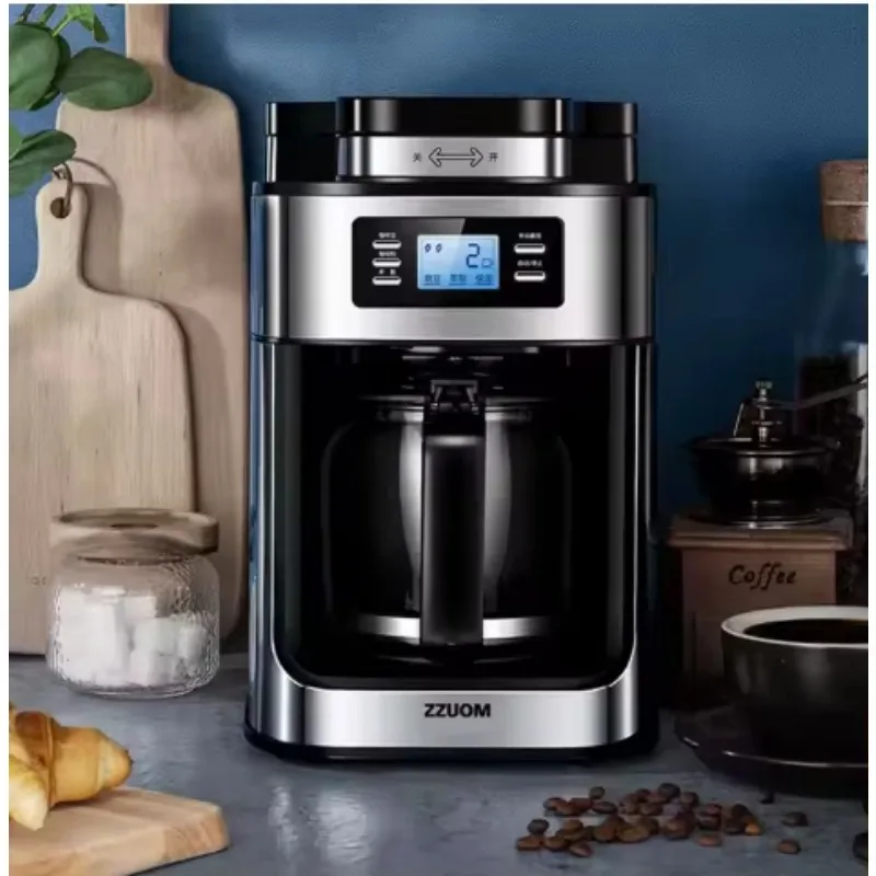 Professional Super Automatic Commercial Coffee Machine All-in-One Programmable Stainless Steel Housing Household Electric Touch