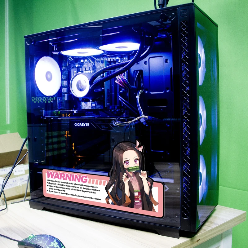 Anime giapponesi ACG bella ragazza adesivi periferici custodia per computer Hatsune Miku Asuka adesivi adesivi decorativi per cartoni animati