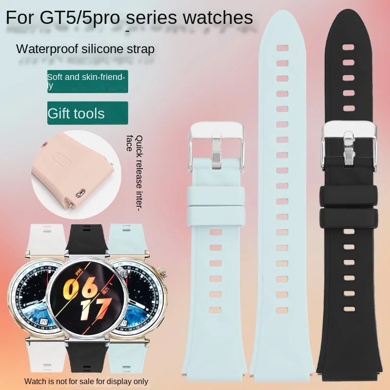 

For Huawei NEW Women's WATCH GT5 Bracelet 41mm GT5 GT4 Watch Belt Soft Silicone Watch Strap Girls Quick Release Strap B5 bands