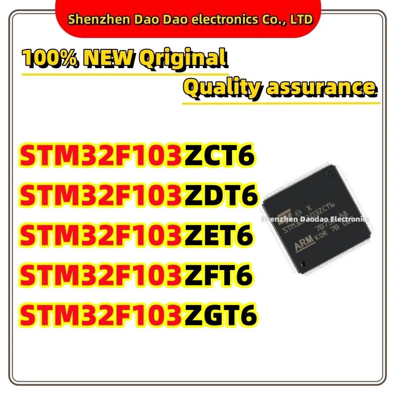 STM32F103ZCT6 STM32F103ZDT6 STM32F103ZET6 STM32F103ZFT6 STM32F103ZGT6 LQFP-144 Microcontroller MCU chip IC new original