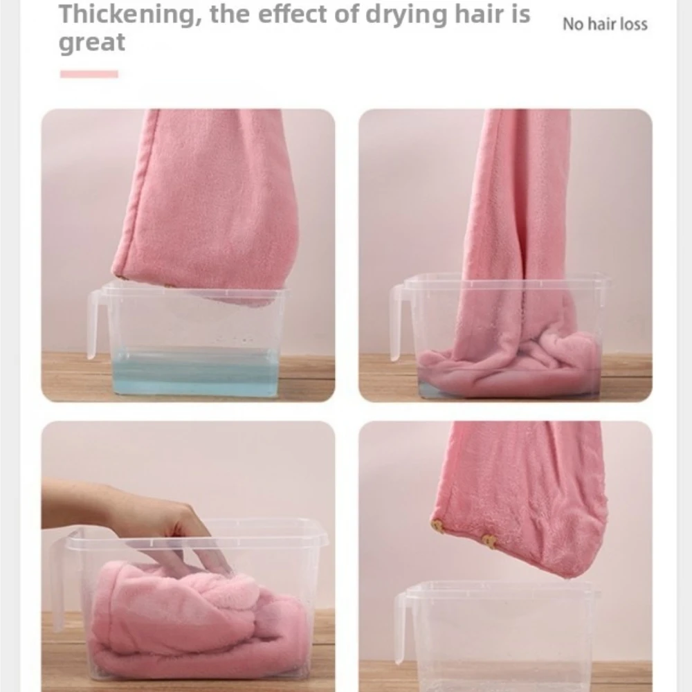 Quick Dry Microfiber Hair Drying Wrap Super Absorbent Hair Towel Soft Elastic Shower Hair Band Hair Cap