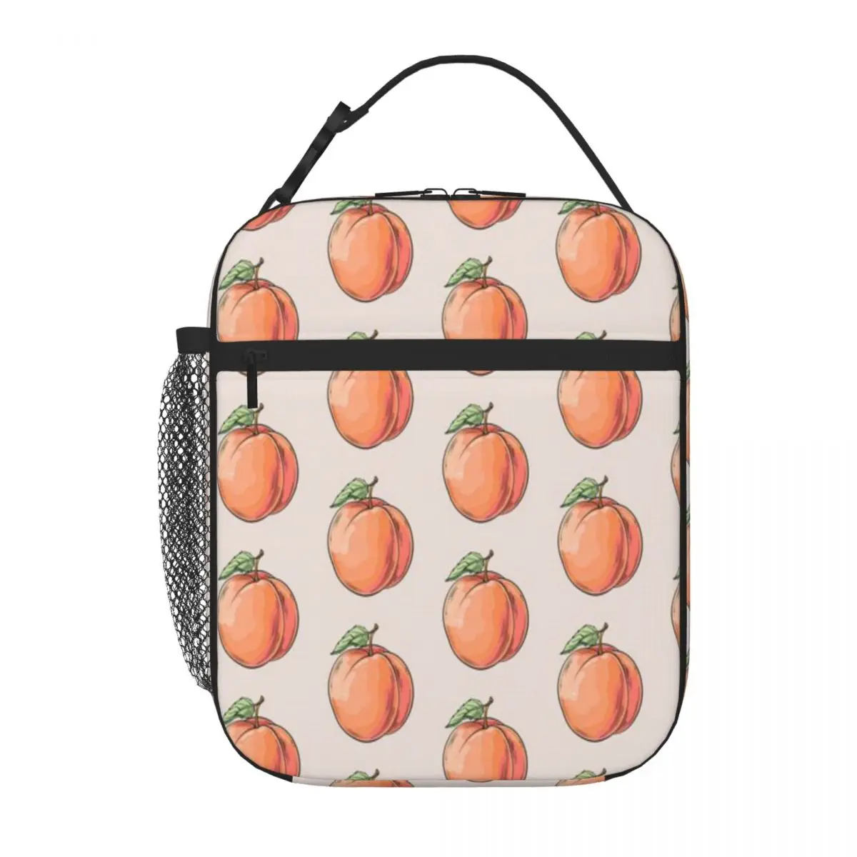 Hot Sale Peach Large Capacity Thermal Lunch Bag Weight Loss Diet Thermal Tote