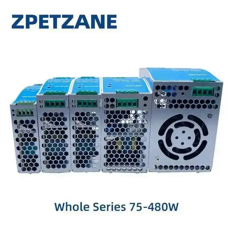 NDR-75/120/150W Switch Mode Power Supply 12/24V Ultra Thin DIN Rail Mount Single Output AC DC For Electrical Equipment