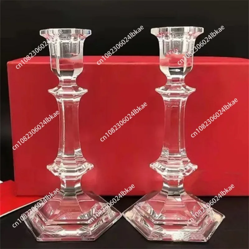

Crystal Candle Holders for Weddings Nice Gift Box Packed for Decoration