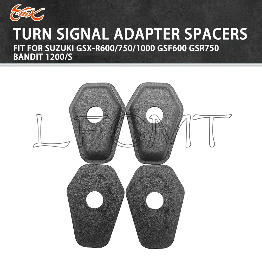 4/8 PCS Turn Signal Indicator Adapter Spacers Fit for Suzuki Bandit 1200/S 1250/S GSXR600/750/1000 GSF600 GSR750 SV650 SV1000