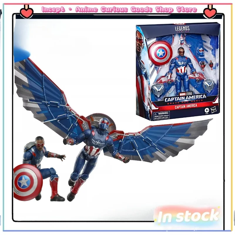 

In Stock Hasbro Marvel Legends Captain America 4 Falcon 6-inch Action Figure Toy Model Animation Fans Favorite Collectible Toy
