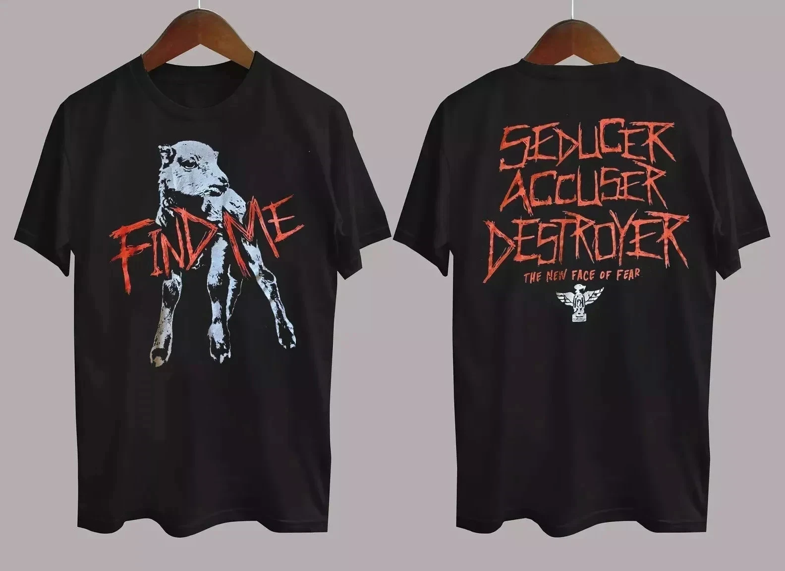 Vtg Bray Wyatt Find Me Shirt Cotton Black Full Size Men Women High-end Luxury Is for Both Men and Women Top Y2k