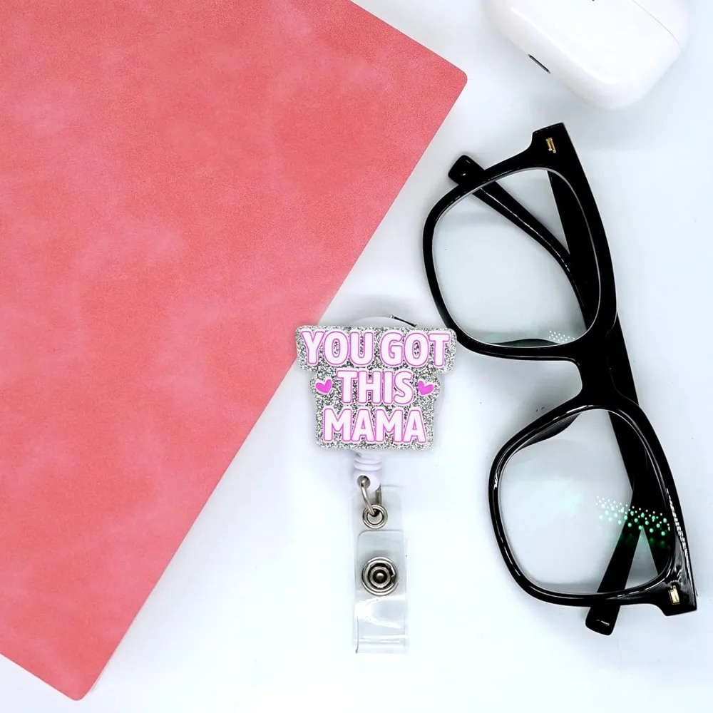 عبوة من بكرات شارة "You Got This Mama". مقاطع معرف قابلة للتطوير لممرضات العمل والتسليم.