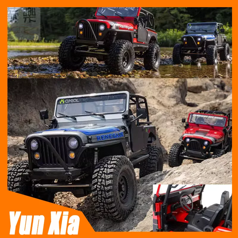 

AXIAL AXI03008 1:10 SCX10 симуляция третьего поколения Jeep CJ-7 пульт дистанционного управления 1/10 альпинистский автомобиль внедорожник игрушка в подарок