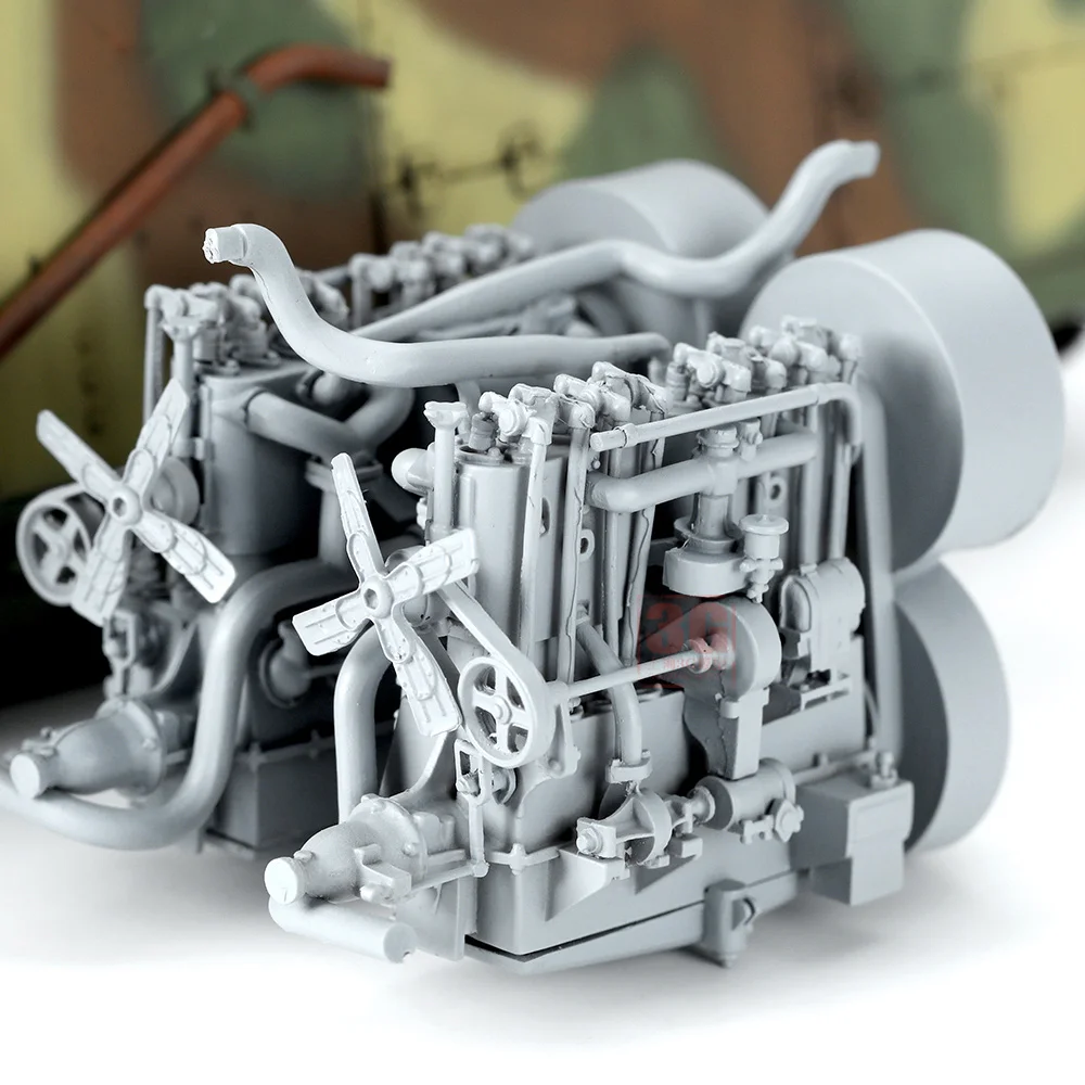 MENG TS-017S 1/35 الألمانية A7V خزان (كروب) والمحرك طبعة محدودة مقياس أطقم منمذجة