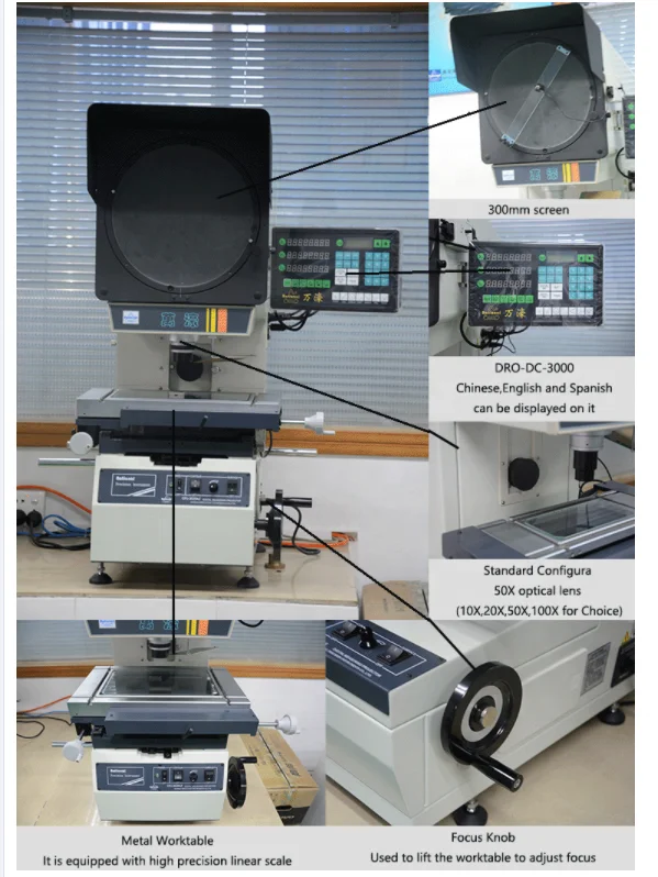 CPJ-3015A Digital Profile Projector,Digital Optical Contour Projector, Profile Projector