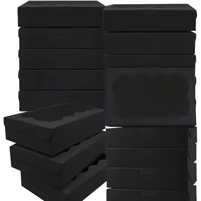 30er-Geschenkboxen mit Fenstern, elegante Geschenkboxen, verwendet für Hochzeiten, Geburtstage, Abschlussfeiern, Geschenkverpackungen für Urlaubspartys – Detail 6