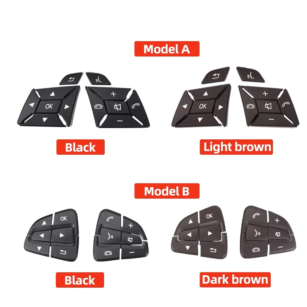 

For BENZ A B CLA CLS GLA GLS GLE Class W176 W246 W218 W172 W292 W166 A0999050600Car Steering Wheel Buttons Control Switch Cover