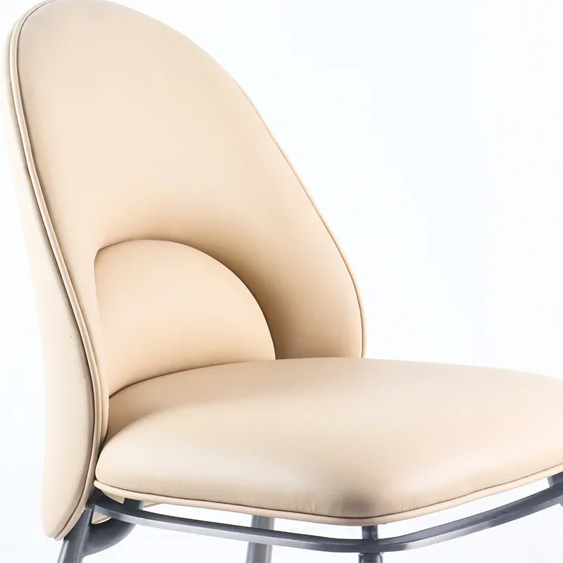 كرسي طعام فاخر خفيف من الشمال، كرسي خلفي للفندق بسيط وحديث للمنزل