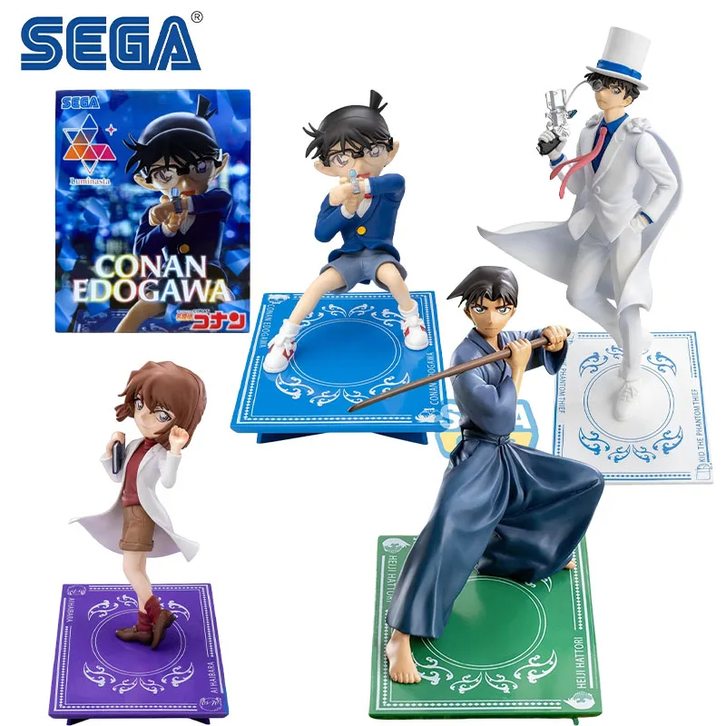 

SEGA натуральная аниме-фигурка Luminasta Detective Conan Conan Edogawa Kuroba Kaito, экшн-игрушки для мальчиков и девочек, подарок, Коллекционная модель