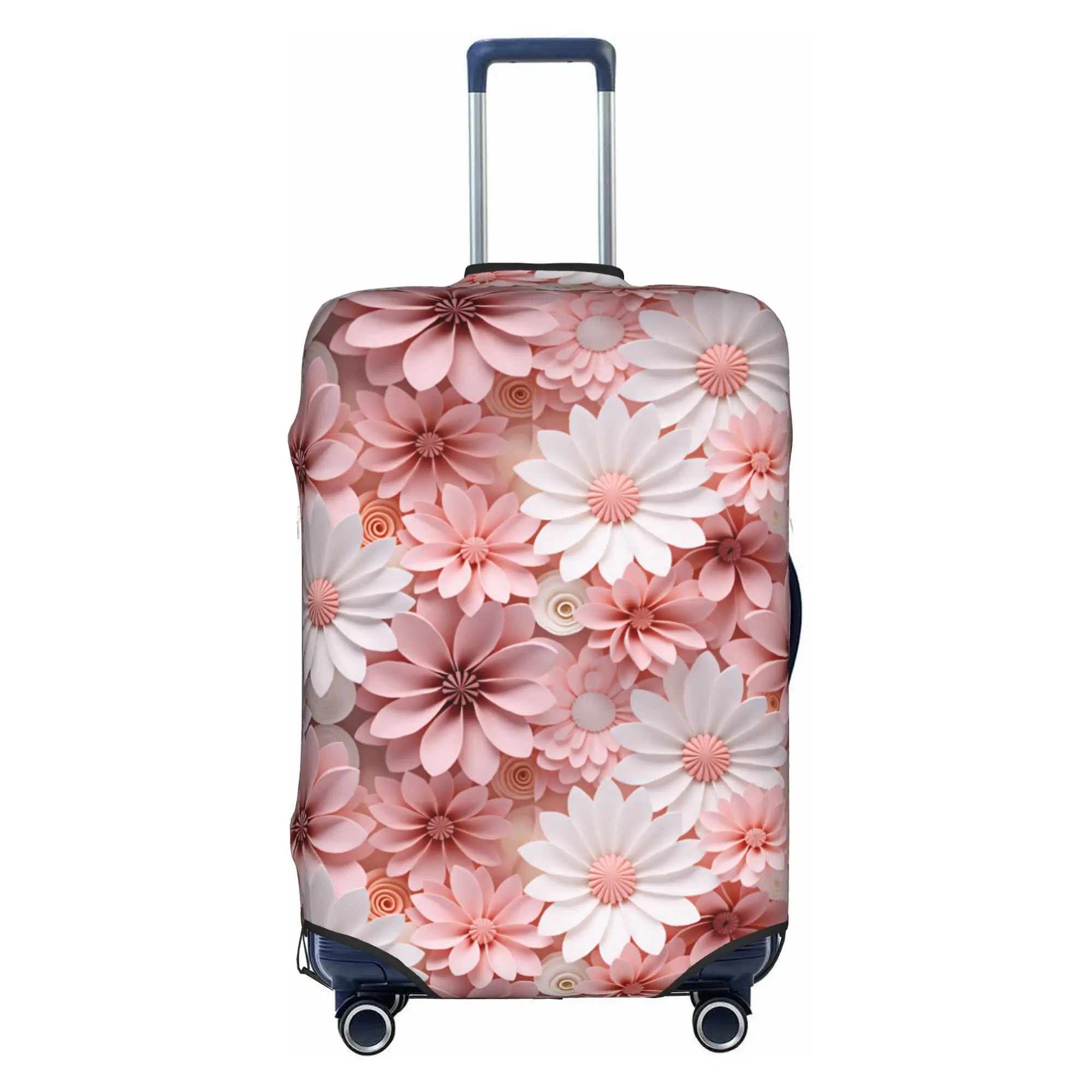 Luxury High 3D Floral Luggage Cover Elastic Fashion Trend 3D Flowers Travel Suitcase Protective Covers Suit For 18-32 inch