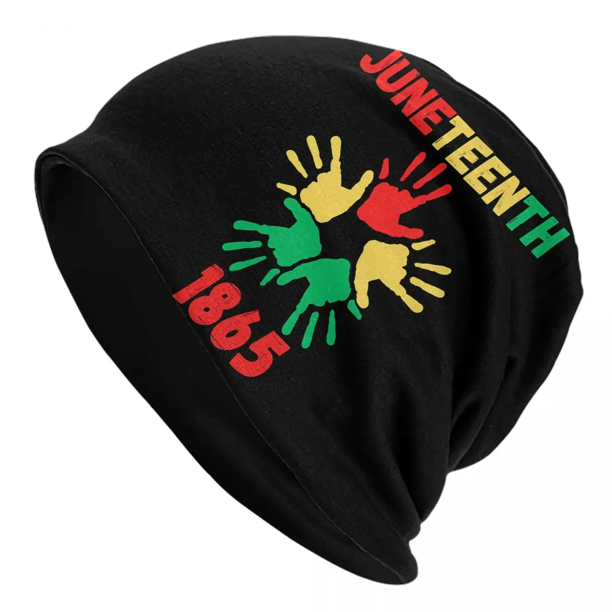 

Skullies Beanies Caps Juneteenth Freedom Celebration Thin Hat Bonnet Hats Men Hip Hop Ski Cap