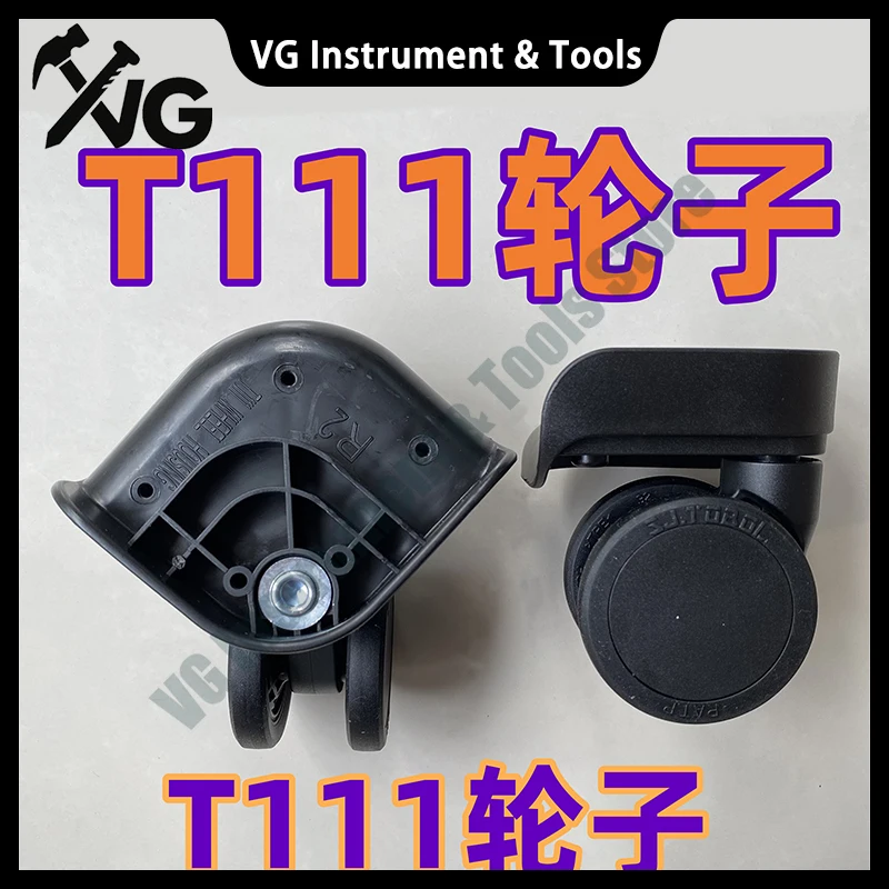 For SJTOBOL T111 Spinner Wheels, Replacement Caster Roller Parts for Trolley Luggage, Travel Suitcase Bottom Wheel Assembly