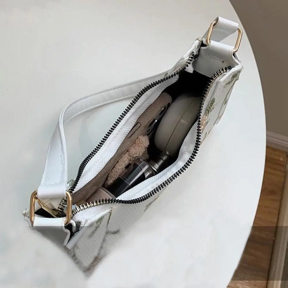 

Creative Elegant Purse Wallets Flower For Girls PU Leather Shoulder Bags Korean Handbag Mini Messenger Bags Women Underarm Bag