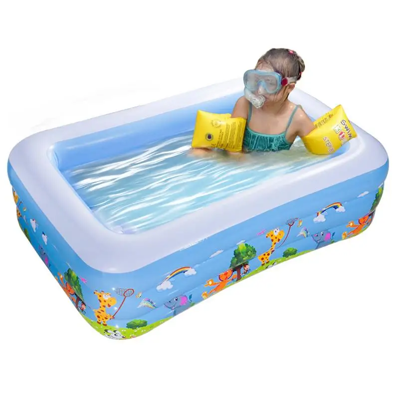 Large Swimming Pool 2.1/1.8/1.5/1.2M Portable Inflatable Swimming Pool For Outdoor Kids Family Bath Country House Removable Pool