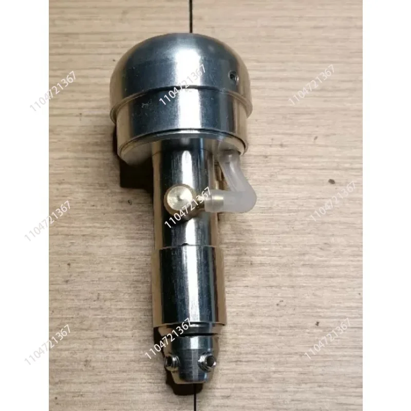Pneumatic Push Knife, Metal Lindsay Engraving, Engraved Gold Handle, Standard Head Changeable Hand Control Model